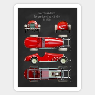 Mercedes-Benz Vintage Car Toy Magnet